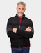 Pegasus Fleece Lined Chenille Stripe Zipper - Charcoal