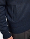 Pegasus Fleece Lined Jacquard Zipper - Navy