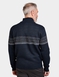 Pegasus Fleece Lined Jacquard Zipper - Navy