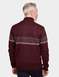 Pegasus Fleece Lined Jacquard Zipper - Wine