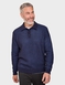 Pegasus Chunky Knitted Chenille Polo - Navy