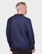 Pegasus Chunky Knitted Chenille Polo - Navy