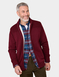 Pegasus Sherpa Lined Shawl Collar Zipper - Burgundy