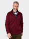 Pegasus Sherpa Lined Shawl Collar Zipper - Burgundy