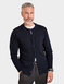 Pegasus Collared Button Cardigan - Navy