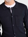 Pegasus Collared Button Cardigan - Navy