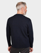 Pegasus Collared Button Cardigan - Navy
