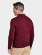 Crew Clothing Organic Cotton V Neck Jumper - Burgundy