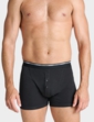 Pack of 2 Jockey Knitted Boxer Short - Black