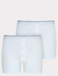 Pack of 2 Jockey Knitted Boxer Short - White
