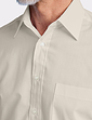 Double Two Short Sleeve Easy Care Shirt - Cream