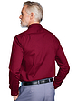 Double Two Long Sleeve Easy Care Shirt - Burgundy