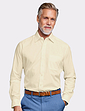 Double Two Long Sleeve Easy Care Shirt - Cream