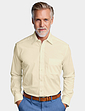 Double Two Long Sleeve Easy Care Shirt - Cream