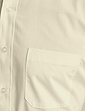 Double Two Long Sleeve Easy Care Shirt - Cream