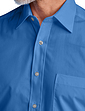 Double Two Long Sleeve Easy Care Shirt - Cornflower Blue