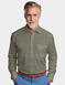 Double Two Long Sleeve Easy Care Shirt - Khaki
