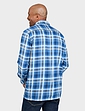 Pegasus Brushed Check Shirt - Blue