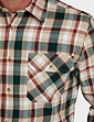 Pegasus Brushed Check Shirt - Forest Green