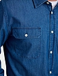 Pegasus Long Sleeve Denim Shirt - Blue