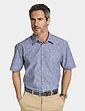 Pegasus Linen Look Shirt - Navy