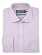 Double Two Luxury Weave Cotton Long Sleeve Shirt - Lilac