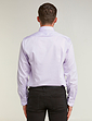 Double Two Luxury Weave Cotton Long Sleeve Shirt - Lilac