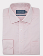 Double Two Luxury Weave Cotton Long Sleeve Shirt - Pink