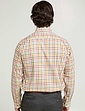 Double Two Brushed Check Tattersall Shirt - Gold