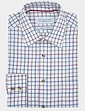 Double Two Brushed Tattersall Check Shirt - Plum