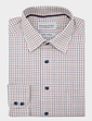 Double Two Brushed Check Shirt Tattersall - Rust