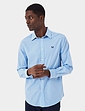 Crew Clothing Gingham Shirt - Sky Blue