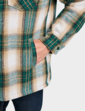 Pegasus Sherpa Lined Zip Overshirt - Green