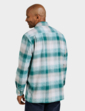 Pegasus Long Sleeve Brushed Check Shirt - Forest Green