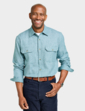 Pegasus Long Sleeve Flannel Shirt - Forest Green