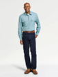 Pegasus Long Sleeve Flannel Shirt - Forest Green