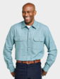 Pegasus Long Sleeve Flannel Shirt - Forest Green