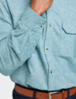 Pegasus Long Sleeve Flannel Shirt - Forest Green