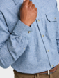 Pegasus Long Sleeve Flannel Shirt - Navy