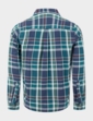 Weird Fish Lando Long Sleeve Check Shirt - Blue