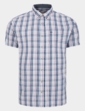 Peter Gribby Short Sleeve Check Shirt - Navy
