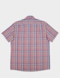 Double Two Check Short Sleeve Shirt - Red
