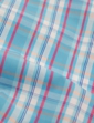 Check Double Two Short Sleeve Shirt - Turquoise