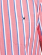 Double Two Short Sleeve Stripe Shirt - Red