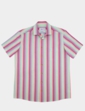 Double Two Stripe Short Sleeve Shirt - Multi