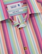 Double Two Stripe Short Sleeve Shirt - Multi