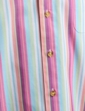 Double Two Stripe Short Sleeve Shirt - Multi