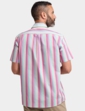Double Two Stripe Short Sleeve Shirt - Multi