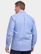 Double Two Linen Blend Shirt - Mid Blue