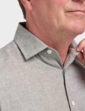Linen Blend Double Two Shirt - Khaki